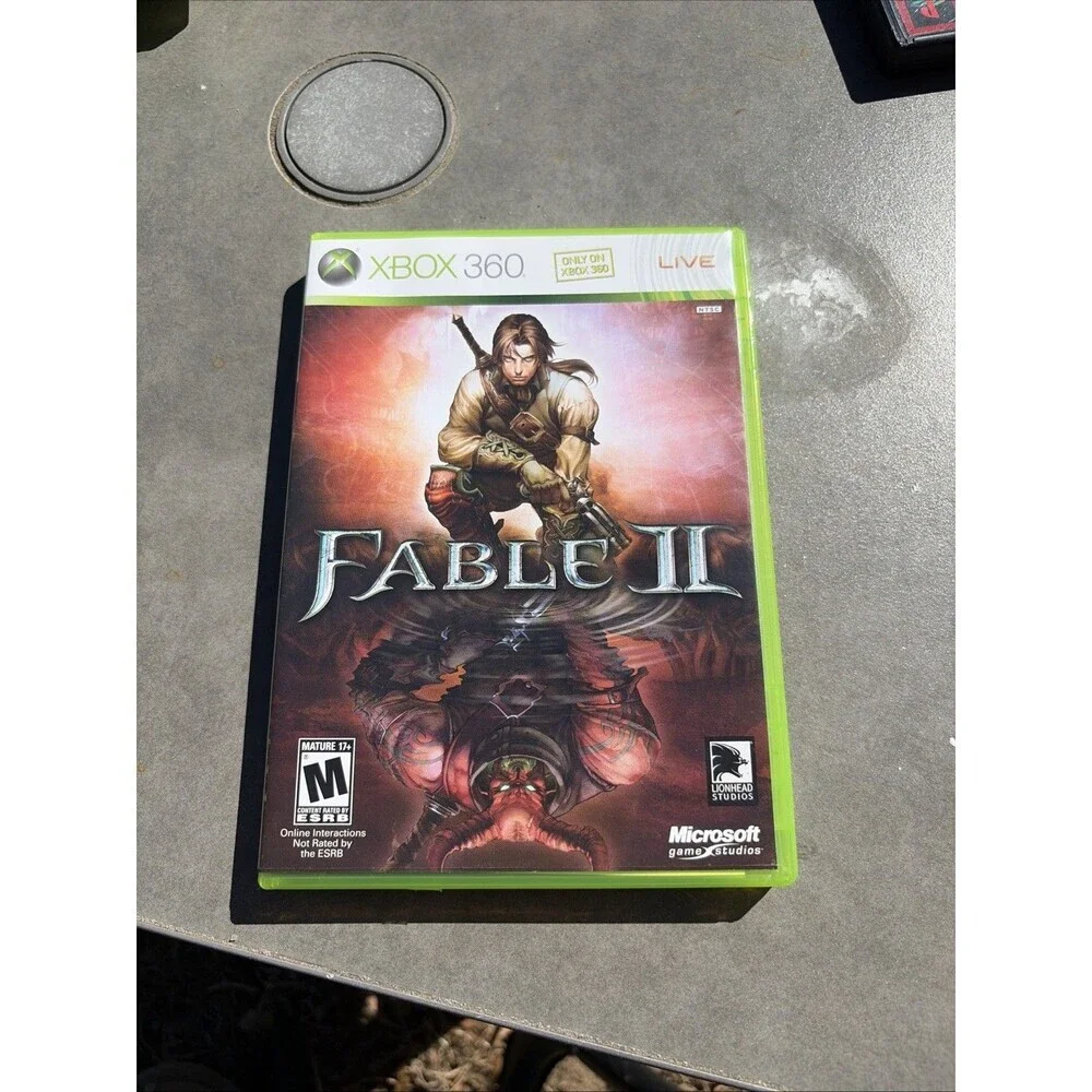 Fable 2 (Microsoft Xbox 360, 2018) With Manual